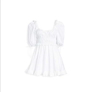 NEW FOR LOVE AND LEMONS WHITE DRESS